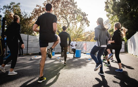 Groepstraining buiten